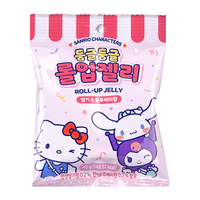 Sanrio Characters Round Roll-Up Jelly Berry