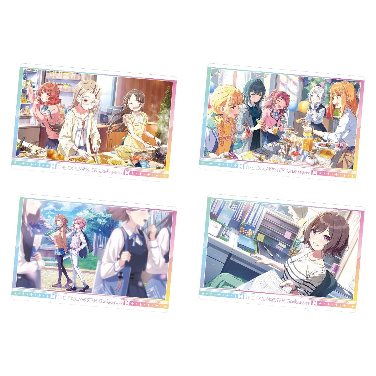 Bandai Idol Master Gakuen Wafer + Card