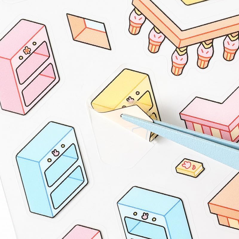 BYO Kawaii Sticker World - Animal Worlds (Pick One) - DIY Sticker Scene Set