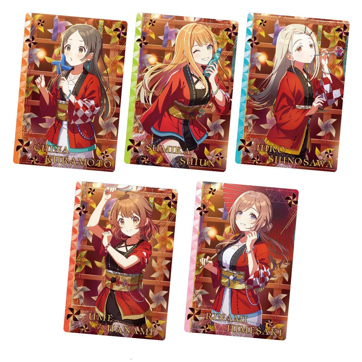 Bandai Idol Master Gakuen Wafer + Card