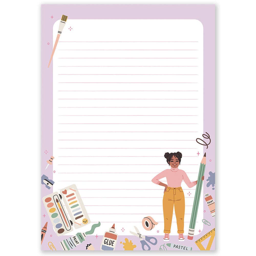 A5 Notepad - Artist (dubbelzijdig)