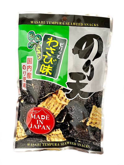 Arare Wasabi Tempura Seaweed Snacks THT 18-3-2025