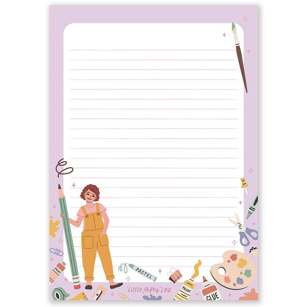 A5 Notepad - Artist (dubbelzijdig)