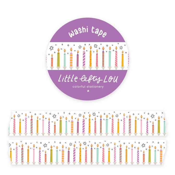 Washi Tape - Birthday candles