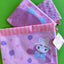 Sanrio Flat Zipper Pouch Set - Kuromi