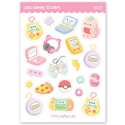 Kawaii Stickervel Holo Cute Gaming stickers