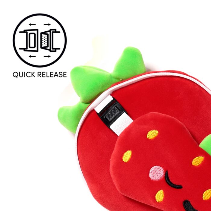 Reiskussen & Slaapmasker - Strawberry
