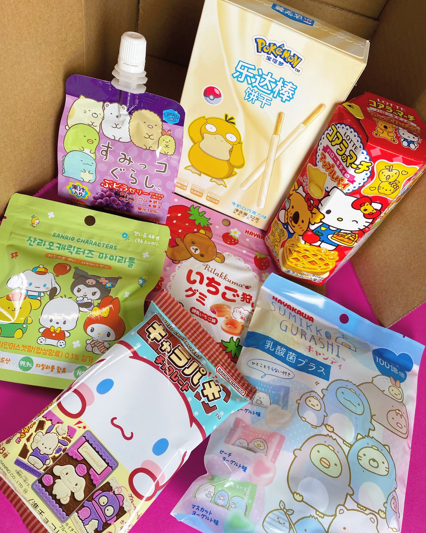 Japanese Snack Bundle - Cute Characters 💖 - 7 items