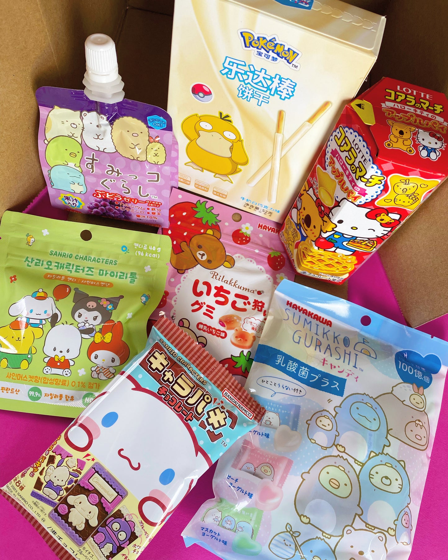 Japanese Snack Bundle - Cute Characters 💖 - 7 items