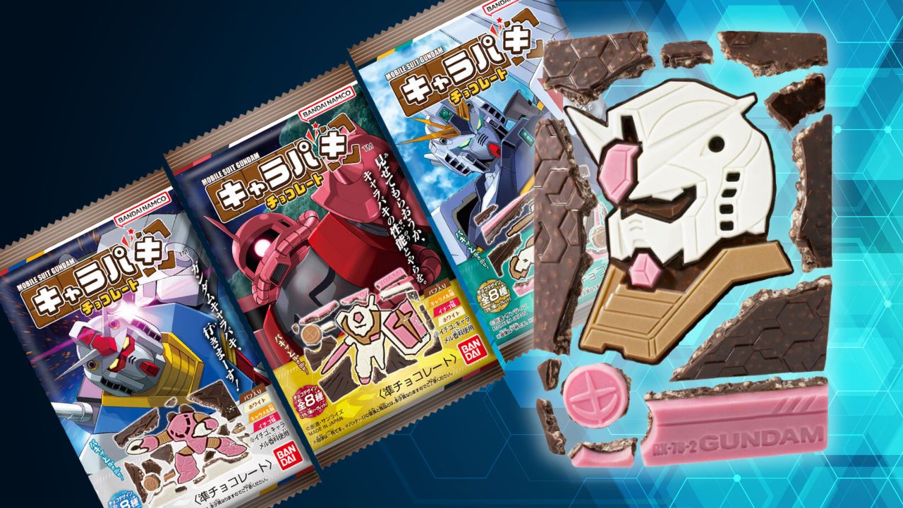 Charapaki Chocolate Bar - Bandai Gundam