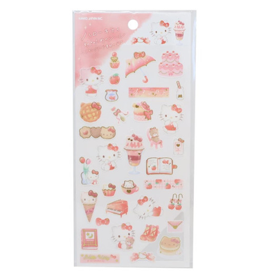 Stickervel Gold Accent - Sanrio Sweet Coffee Shop - Hello Kitty