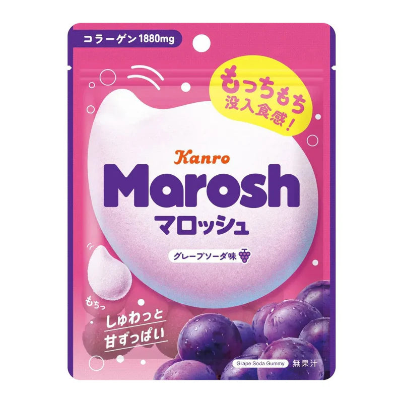 Kanro Marosh Grape Soda Gummy THT 30-6-2026