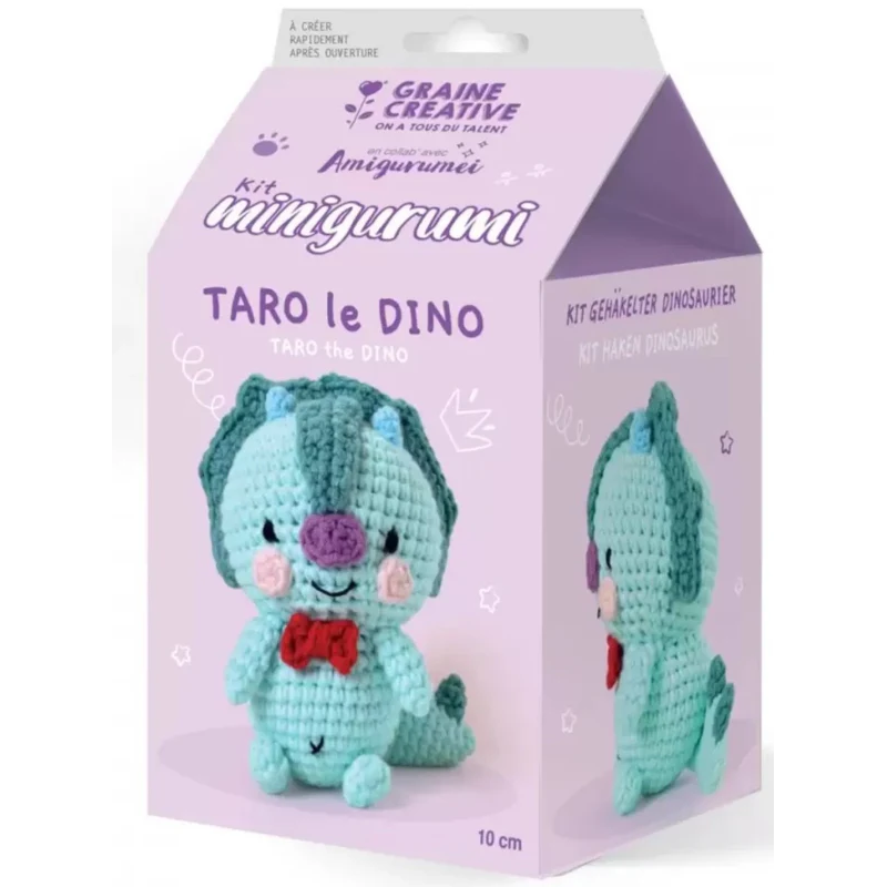 Amigurumi haakpakket - Dino (10 cm)