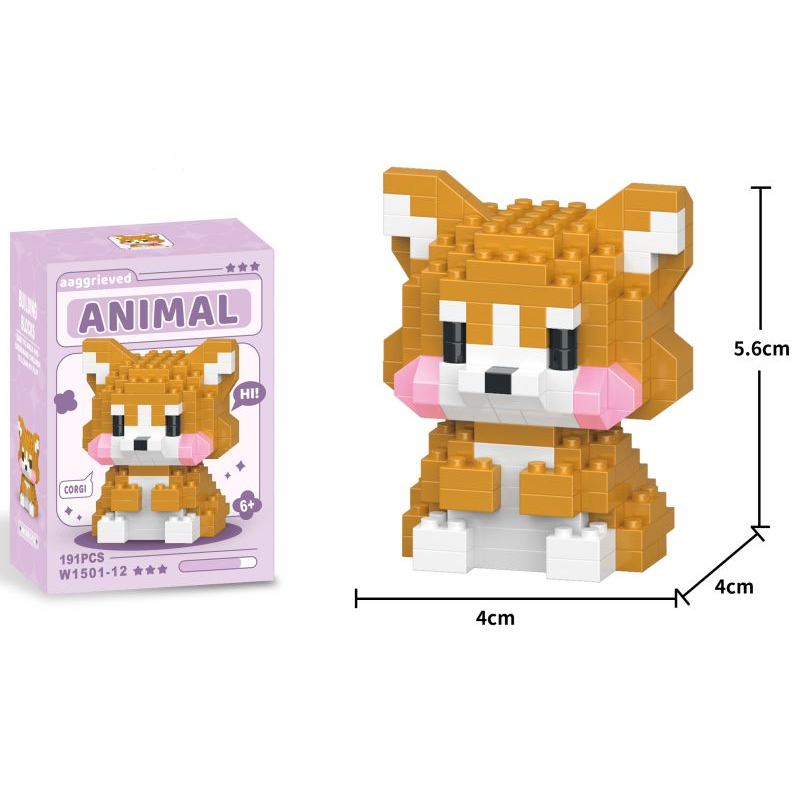 Mini Bricks - Kawaii Corgi