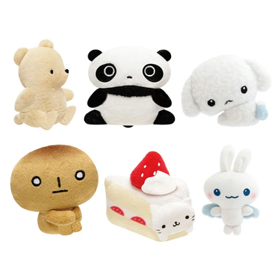 Blind Box Plush Badge – San-X Town (1987–2001)