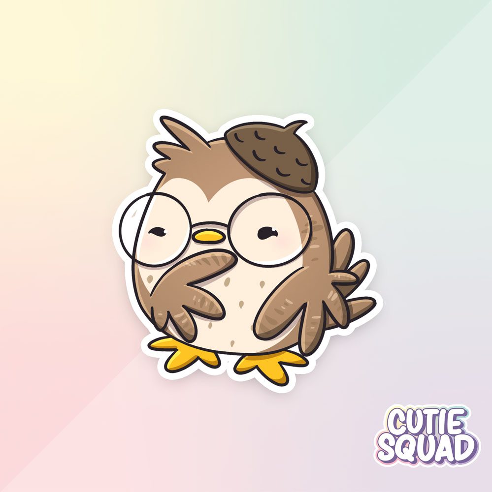 Stickerset - Owlbert - CutieSquad