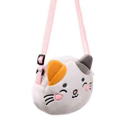 Adoramals Plush Crossbody Shoulder Bag - Lola the Cat
