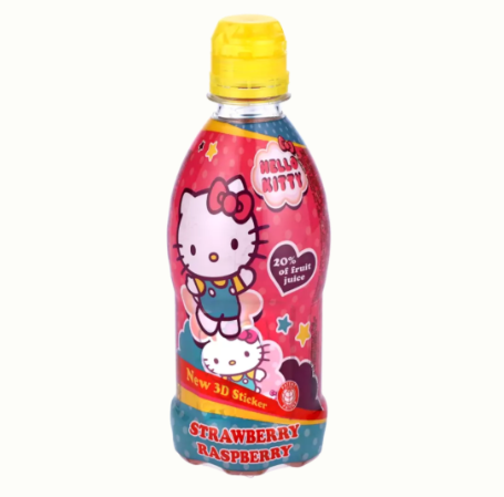 Vitamizu - Hello Kitty Strawberry Raspberry Drink 350ml