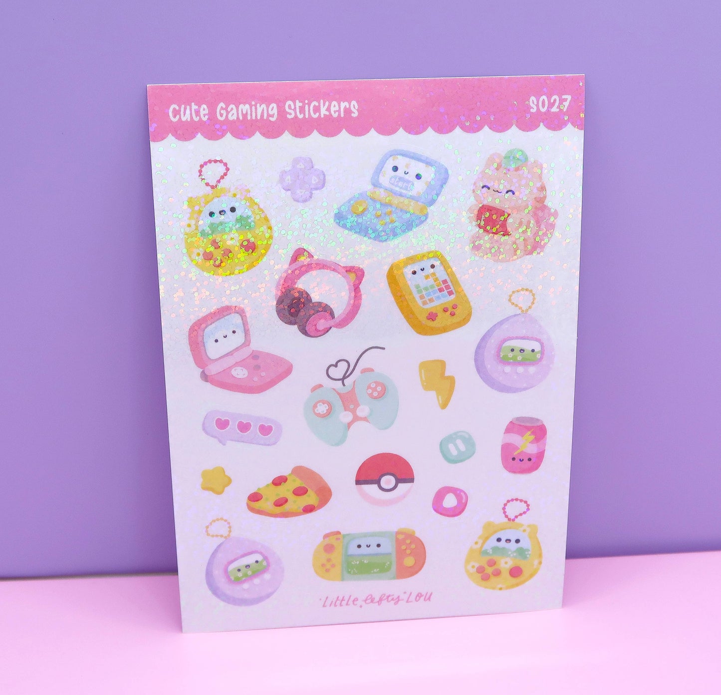 Kawaii Stickervel Holo Cute Gaming stickers