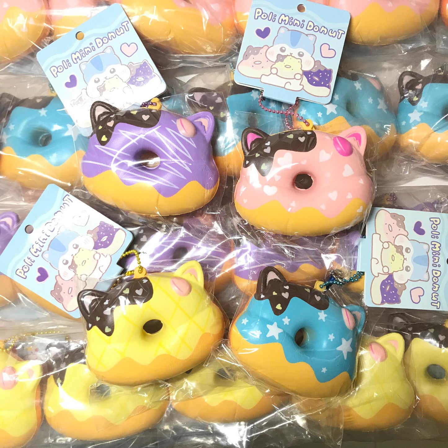 Squishy Poli Donut Blue