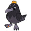 Squishable - Mini King Raven Plushie Vogel Knuffel