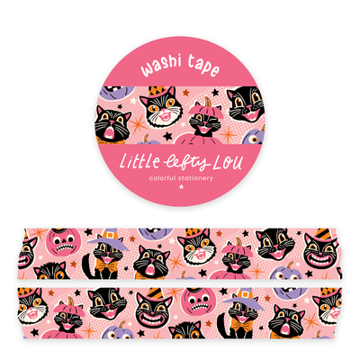 Washi Tape - Halloween Cats - Little Lefty Lou