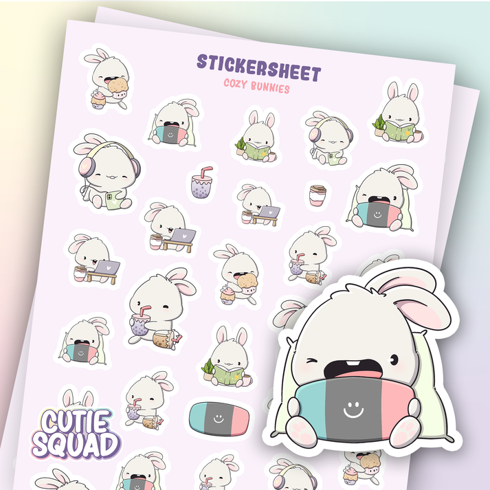 Stickervel - Cozy Bunnies - CutieSquad