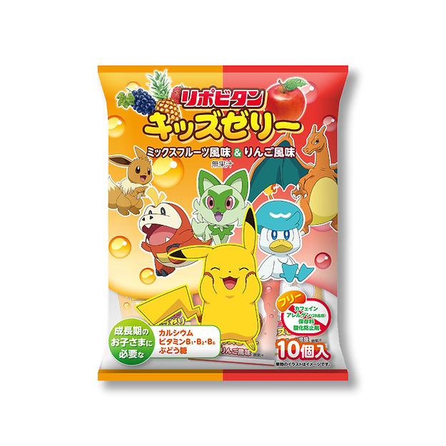 Pokémon Vitamin Pouch Jelly - Mixed Fruit & Apple Flavour