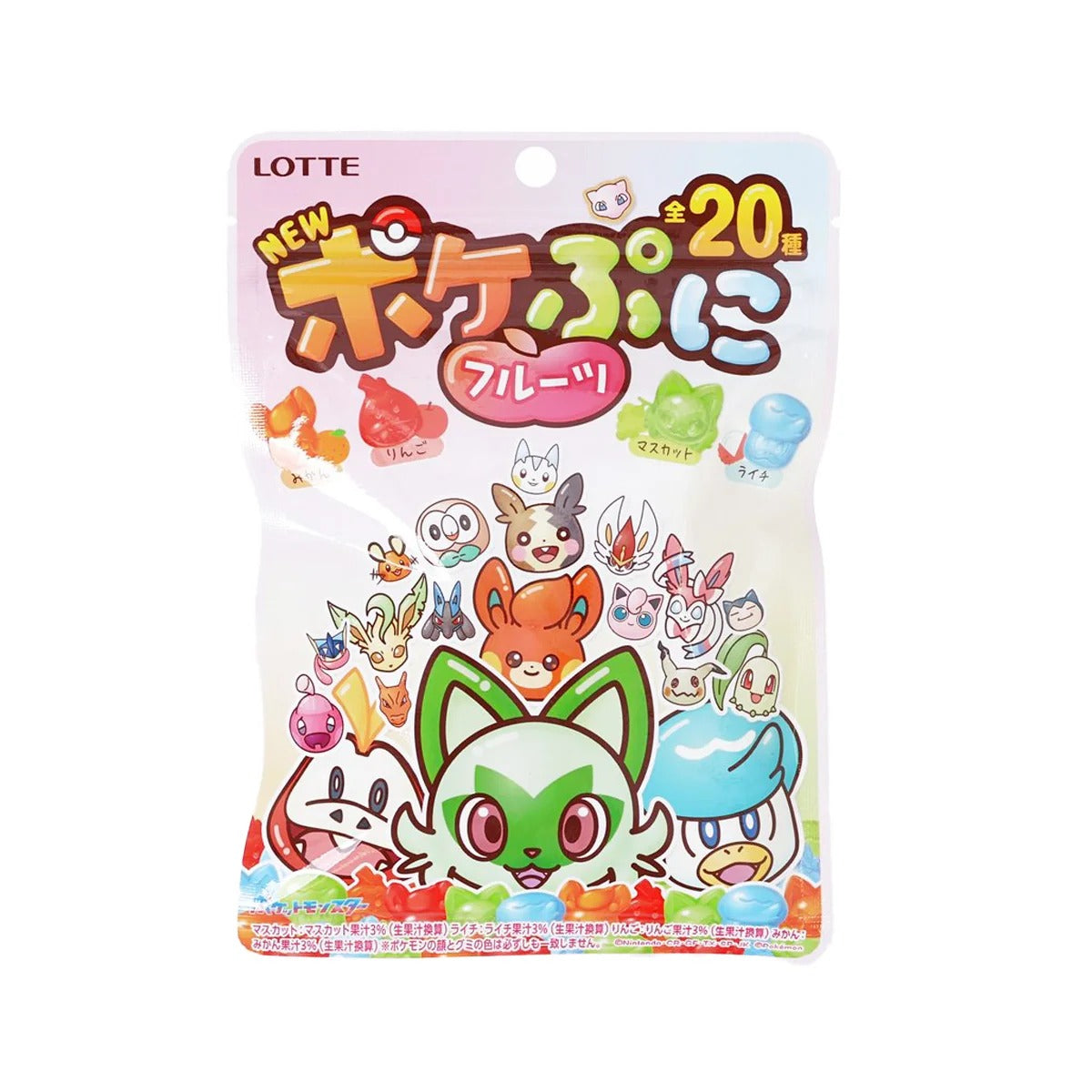 Pokémon Poké-Puni Character gummies