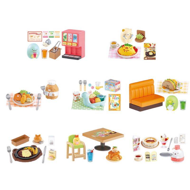 Sumikko Gurashi - Re-Ment Restaurant - Blind Box - 1 PCS