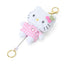 Sanrio Plush Key Holder Keychain - Hello Kitty Glitter Mermaid - Pink