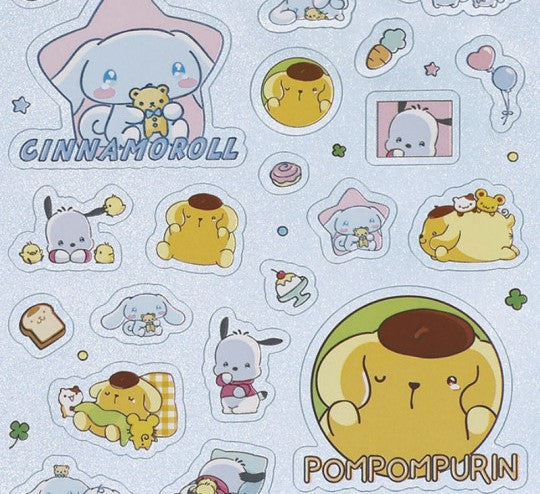 Stickervel Holografisch - Sanrio Characters - Clingy Tears Blue