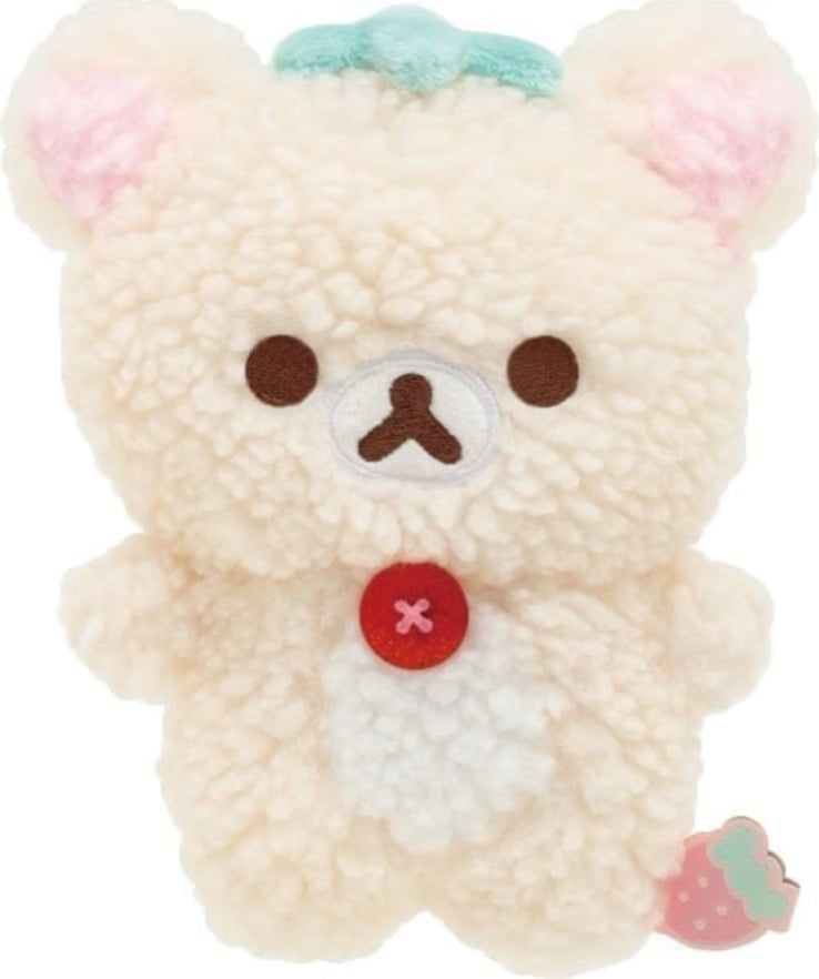 Korilakkuma Plush Coin Purse - Full Of Strawberry Day