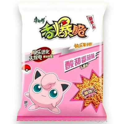 Crispy Pokémon Noodles Snack - Tomato flavour (Jigglypuff) - THT 18-6-2024