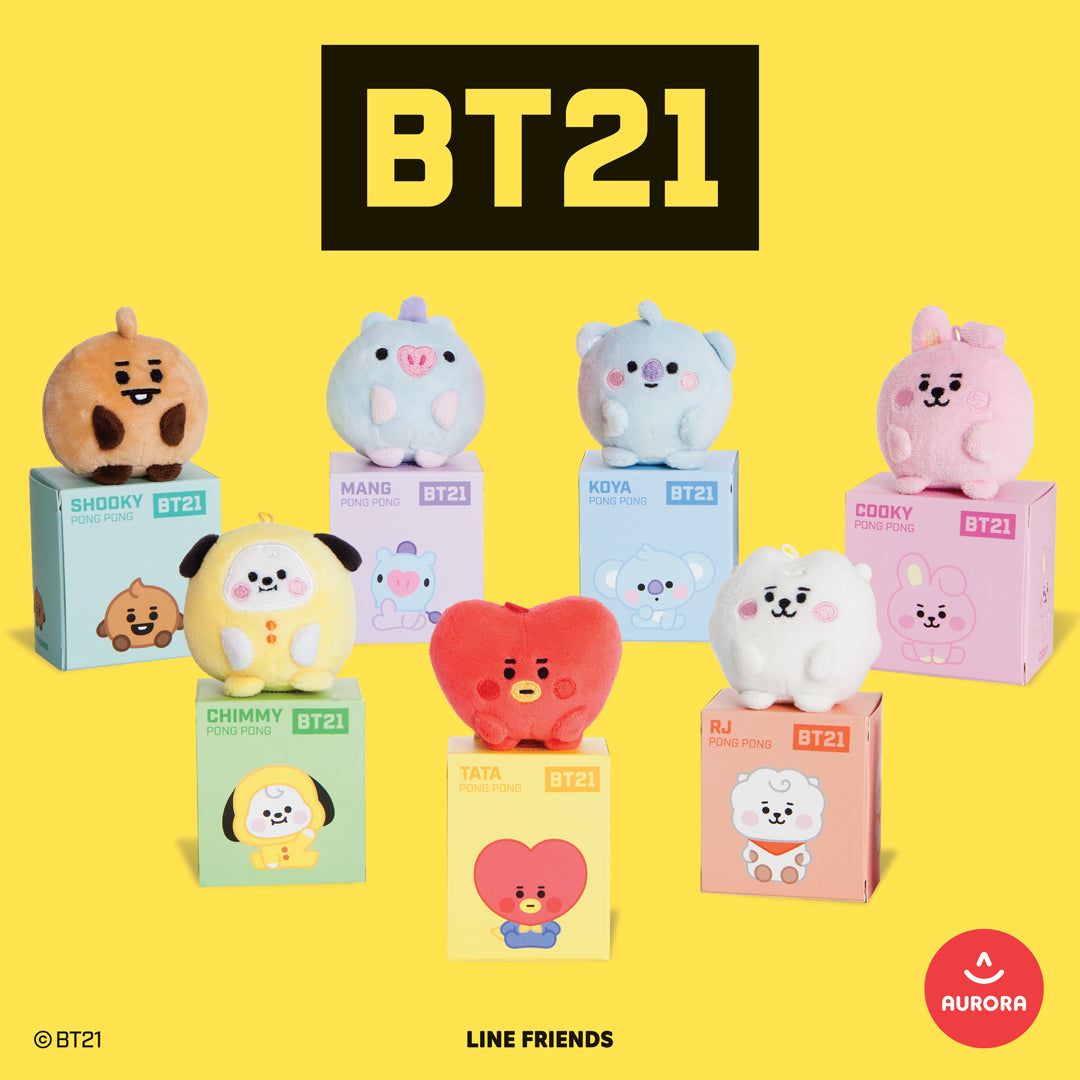 BT21 Plush Pong Pong - Baby RJ