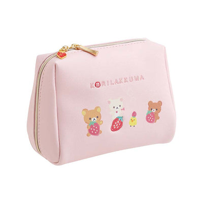 Korilakkuma Pouch - Full of Strawberry Day