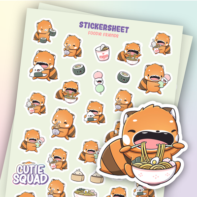 Stickervel - Foodie Friends - CutieSquad
