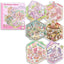 BYO Kawaii Sticker World - Pink Scene Collection Book (18 vellen) - DIY Sticker Scene Set