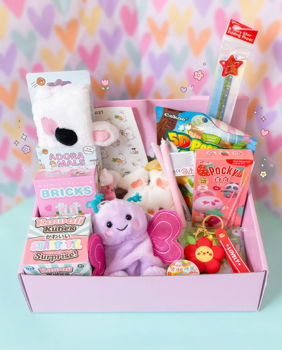 Kawaii Surprise Box 🌸🎁- 45% voordeel (15 items)