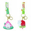 Kawaii Watermelon Bunnies Rubber Key Chain - Pick One