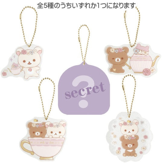 Blindbox Acrylic Keychain - San-X Rilakkuma - Flower Tea Time