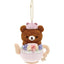 Plush with Ballchain San-X Rilakkuma - Flower Tea Time - Chairoikoguma