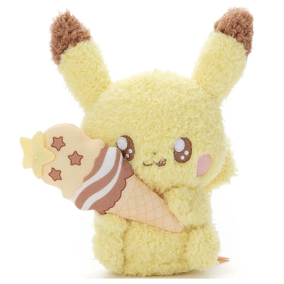 Pokémon Pokepiece Medium Plush - Fluffy Pikachu Sweets