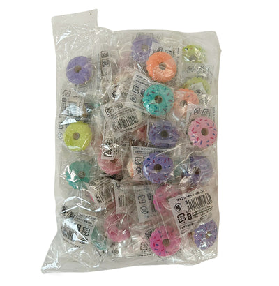 Kawaii Mini Donut Eraser - 50 PCS Mixed Mega Bag