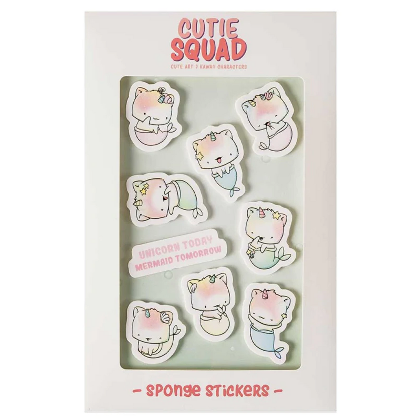 Cutiesquad Big Foam Stickers - Merkitties Mermaid