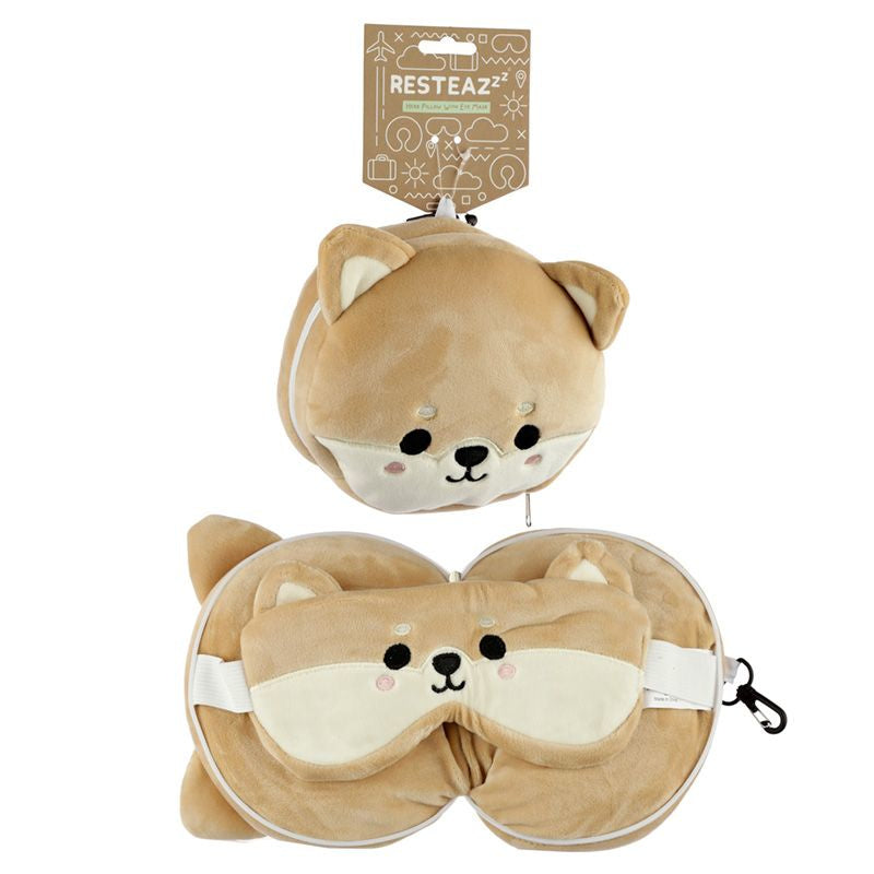 Reiskussen + Slaapmasker - Shiba