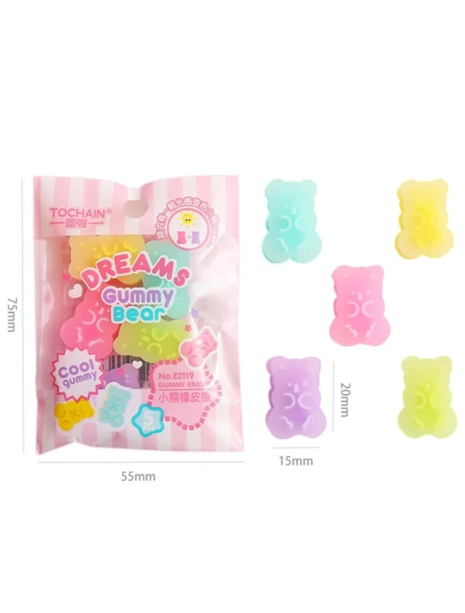 Gummy Bear Eraser set