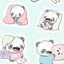 Stickervel - Panda Sleepover - CutieSquad