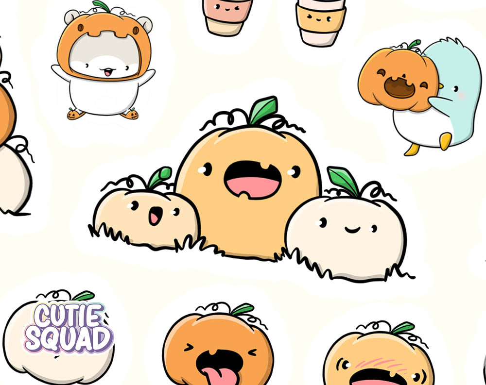 Stickervel - Pumpkin Party - CutieSquad