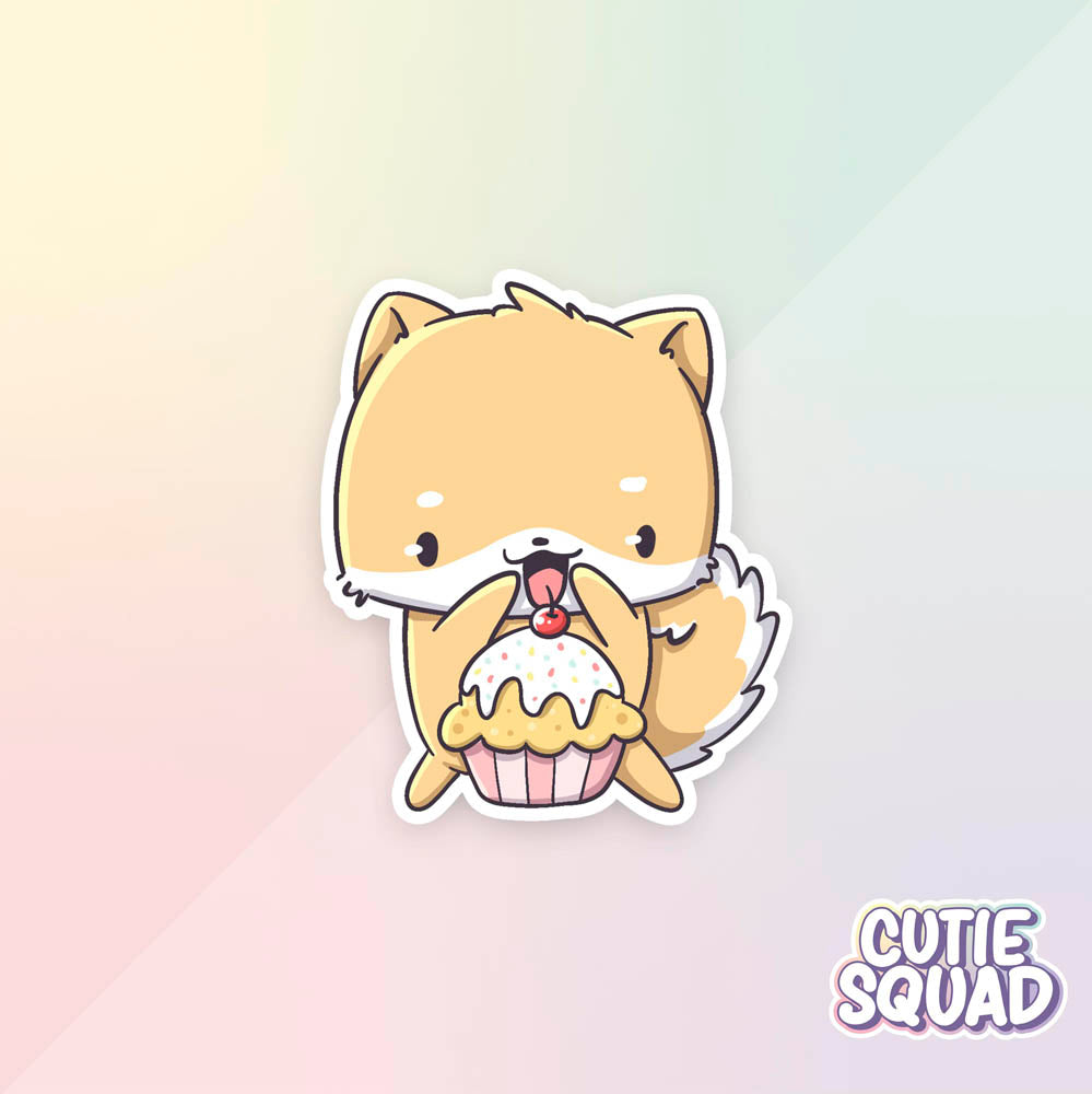 Stickerset - Shiba High Tea - CutieSquad